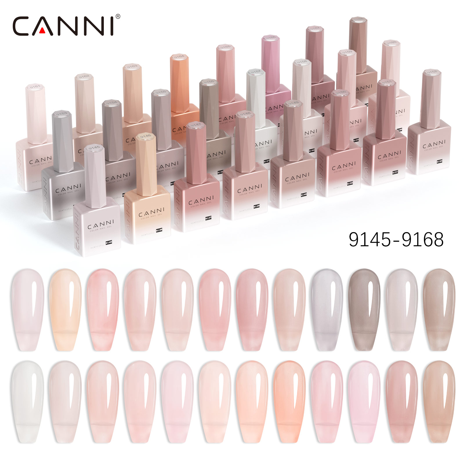 Uv Lamp Nail Resin - CC7 CANNI 네일 젤 폴리쉬 9ml