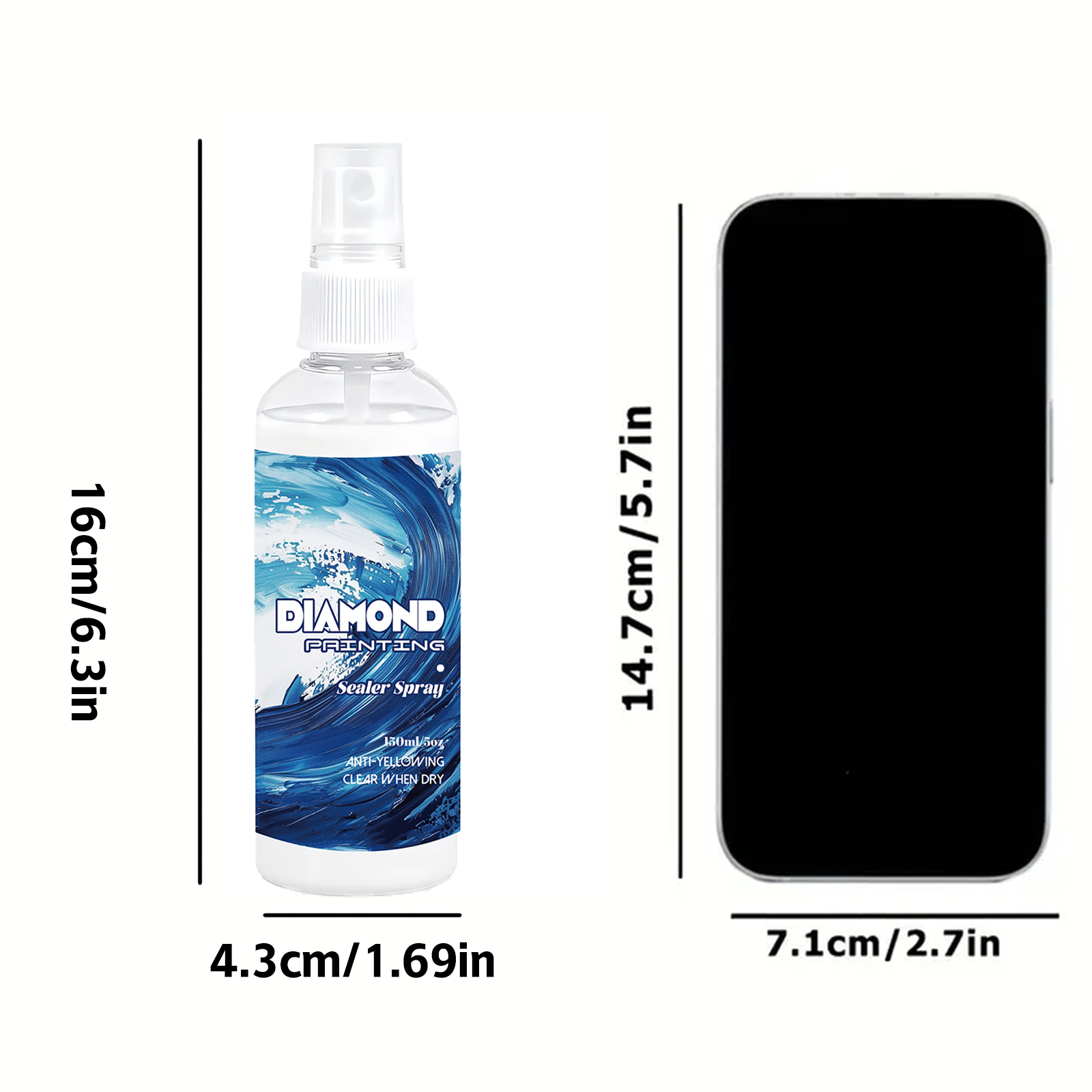 150ml 다이아몬드 페인팅 실란트 스프레이 공예용 접 - Resin Art Painting 리뷰 및 가격