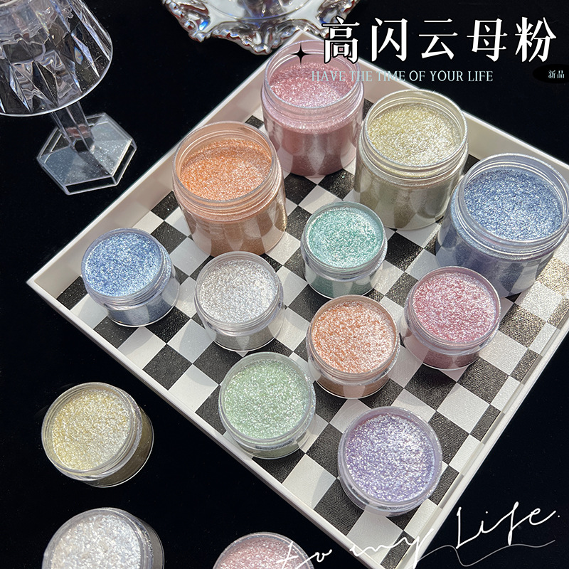 인어 다이아몬드 글리터 마이카 파우더, 네일 아트용 반 - Resin Art Workshop 리뷰 및 가격