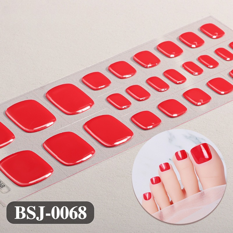 순수 컬러 발가락 젤 네일 스티커 알몸 컬러 레드 핑크 - Uv Lamp Nail Resin 리뷰 및 가격