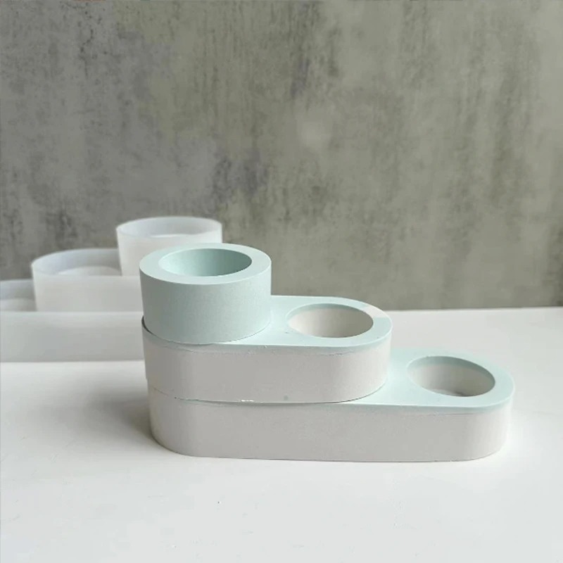 콘크리트 촛대 실리콘 몰드 DIY 수제 라운드 석고 에 - Resin Art Things 리뷰 및 가격