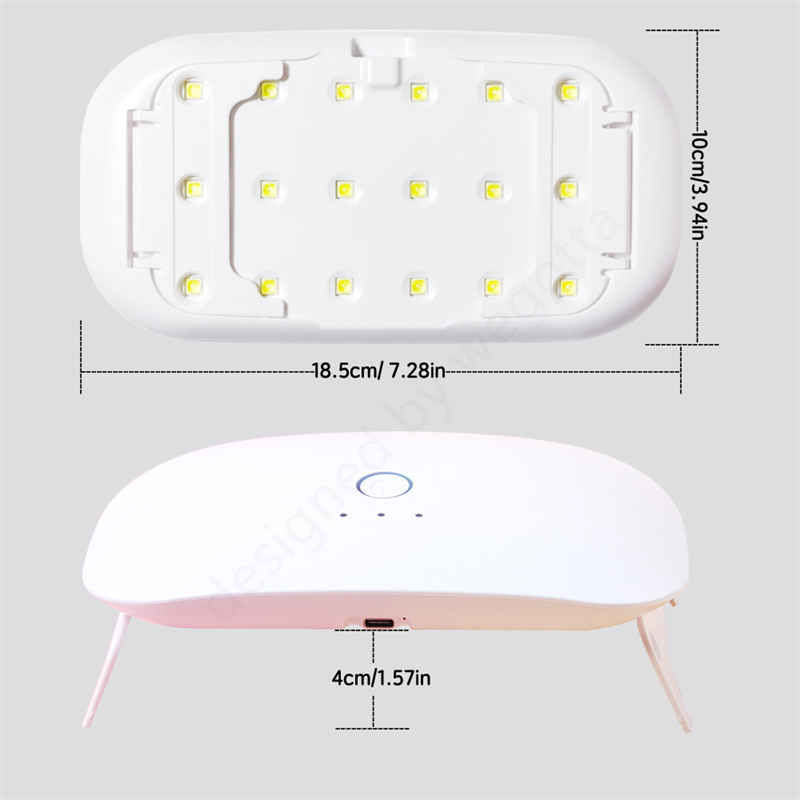 젤 네일용 24W USB 충전식 UV LED 램프, 손 - Uv Lamp Nail Resin 리뷰 및 가격