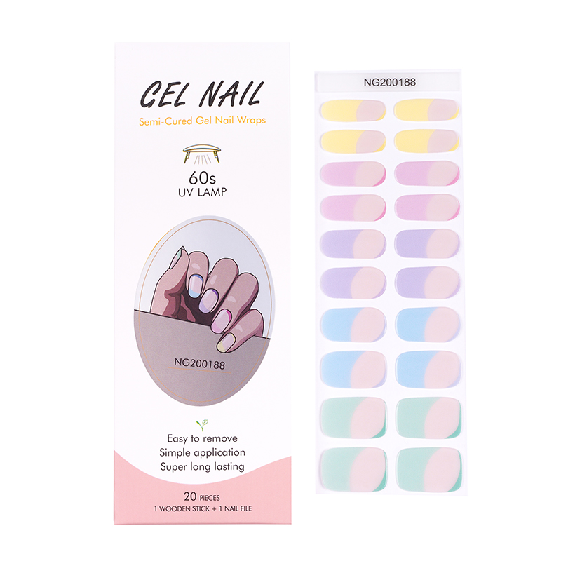 후이지 프렌치 젤 네일 스트립 패치 슬라이더 접착 방수 - Uv Lamp Nail Resin 리뷰 및 가격