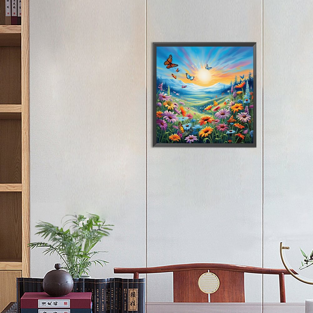 다이아몬드 페인팅 가족 귀여운 사슴 꽃 풀 페어리 더스 - Resin Art Painting 리뷰 및 가격